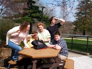 Karen Ross, Melanie Bishop-Cahill, Joan Corcoran, Victor Thompson, and Matt Knauer Photo