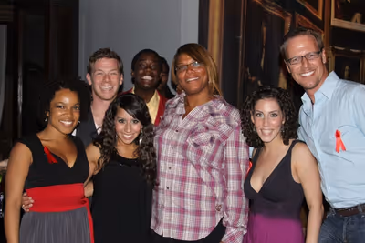 Queen Latifa and the cast of Mamma Mia Photo