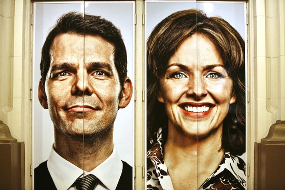 J. Robert Spencer and Alice Ripley at 