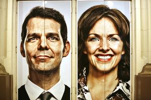 J. Robert Spencer and Alice Ripley Photo