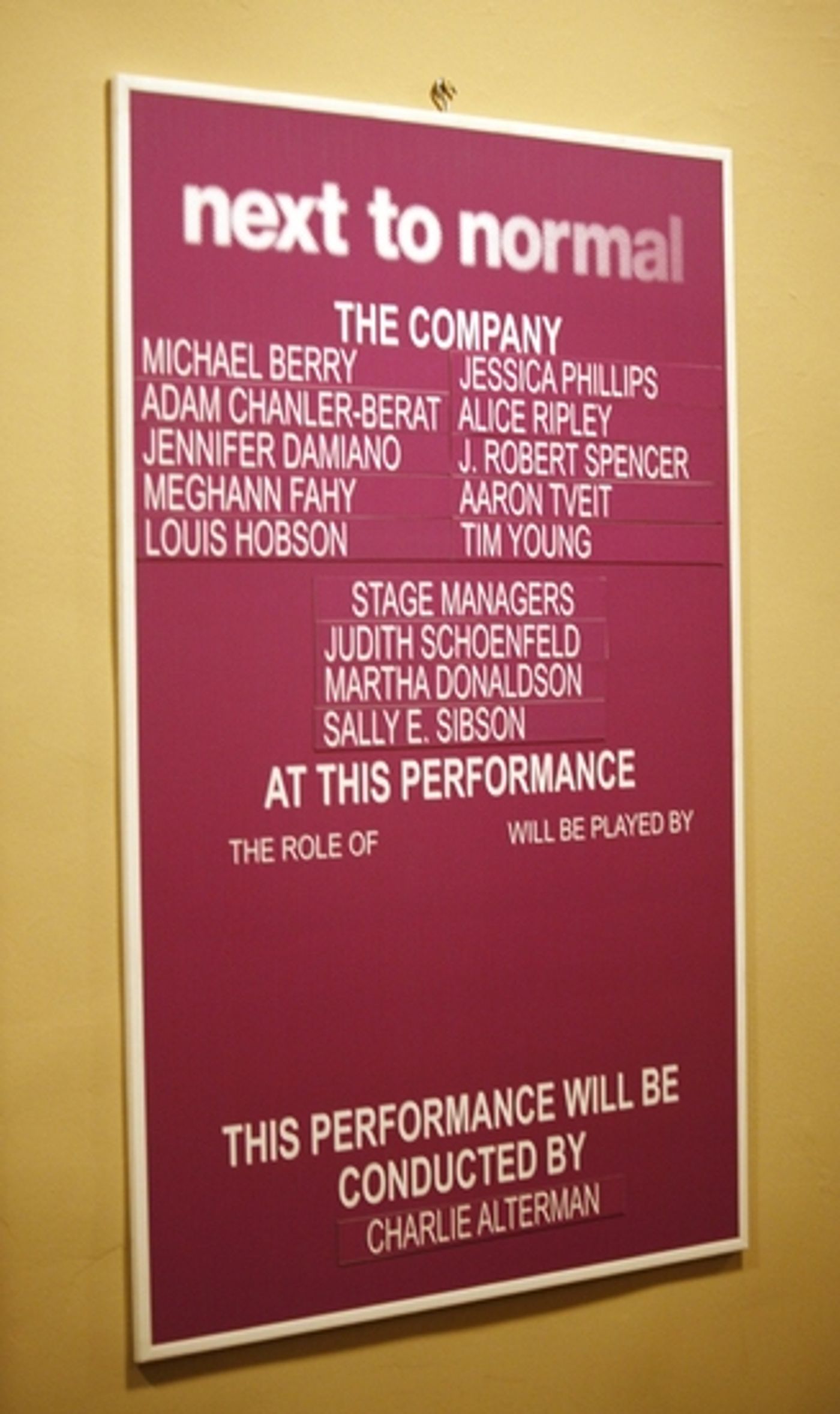 Photo Coverage: 'NEXT TO NORMAL' Opening Night Curtain Call  Image