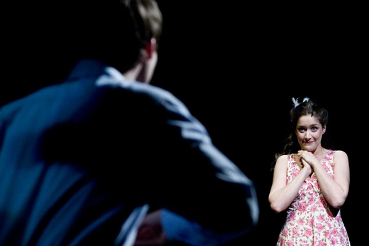 Paul Spicer and Julie Atherton in The Last Five Years at 