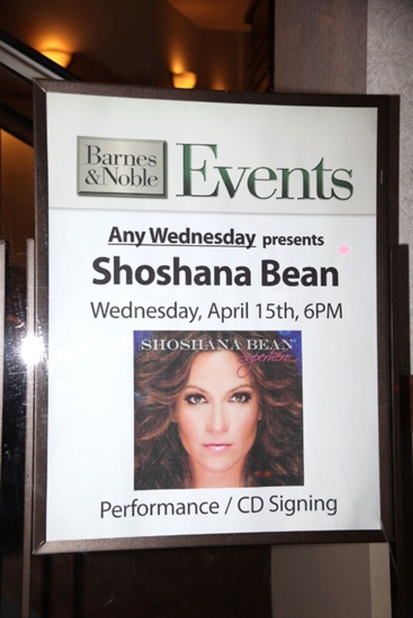 Photo Coverage: Shoshana Bean Sings 'SUPERHERO' at Barnes & Noble Photo Coverage: Shoshana Bean Sings 'SUPERHERO' at Barnes & Noble Image