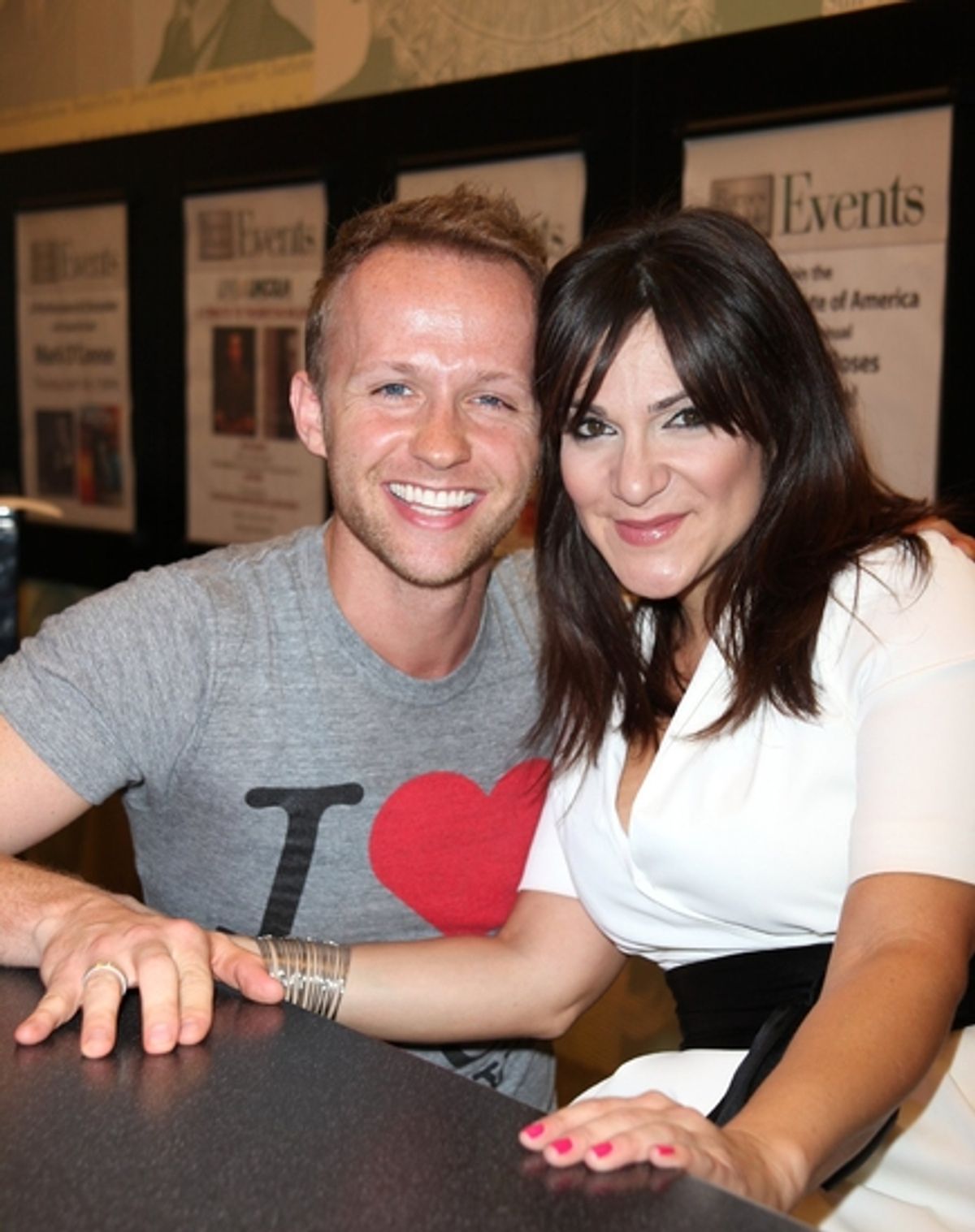 Marty Thomas and Shoshana Bean at 