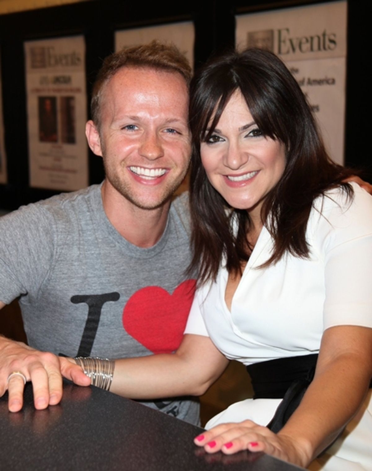 Marty Thomas and Shoshana Bean at 