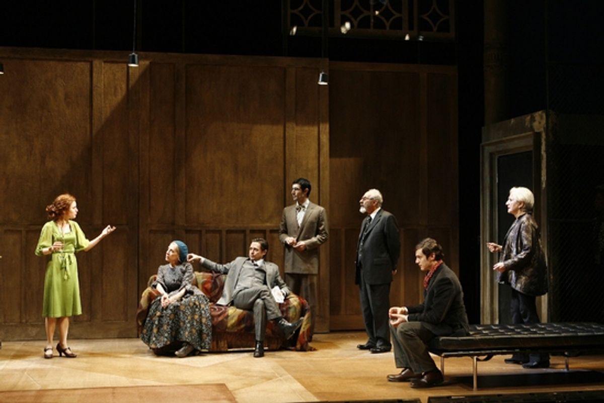 Susan Pourfar, Deborah Offner, Rob Campbell, Louis Cancelmi, Pierre Epstein, Jonathan Groff, and Olympia Dukakis at 