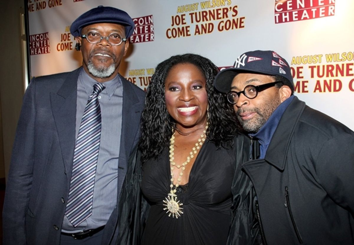Samuel L. Jackson, LaTanya Richardson Jackson and Spike Lee at 