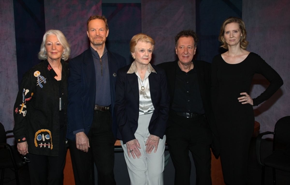 Jane Alexander, Bill Irwin, Angela Lansbury, Geoffrey Rush and Cynthia Nixon at 
