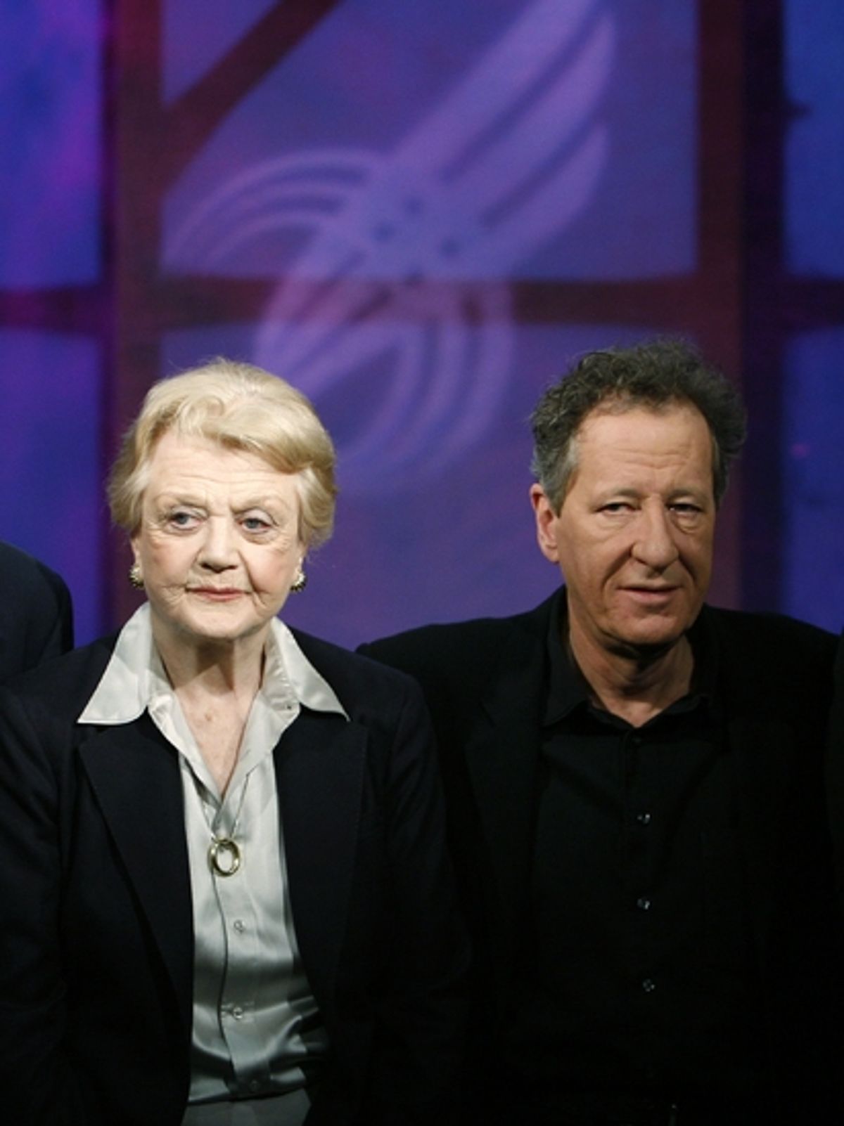 Angela Landsberry and Geoffrey Rush at 