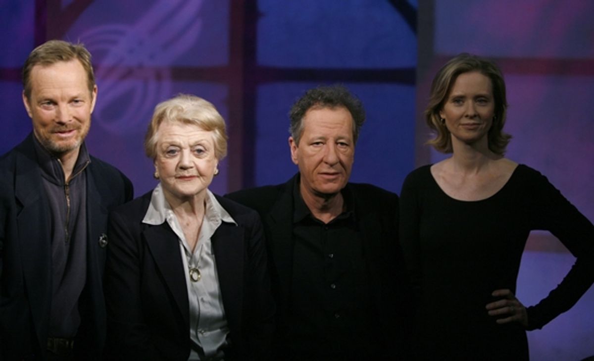 Bill Irwin, Angela Lansbury, Geoffrey Rush and Cynthia Nixon at 
