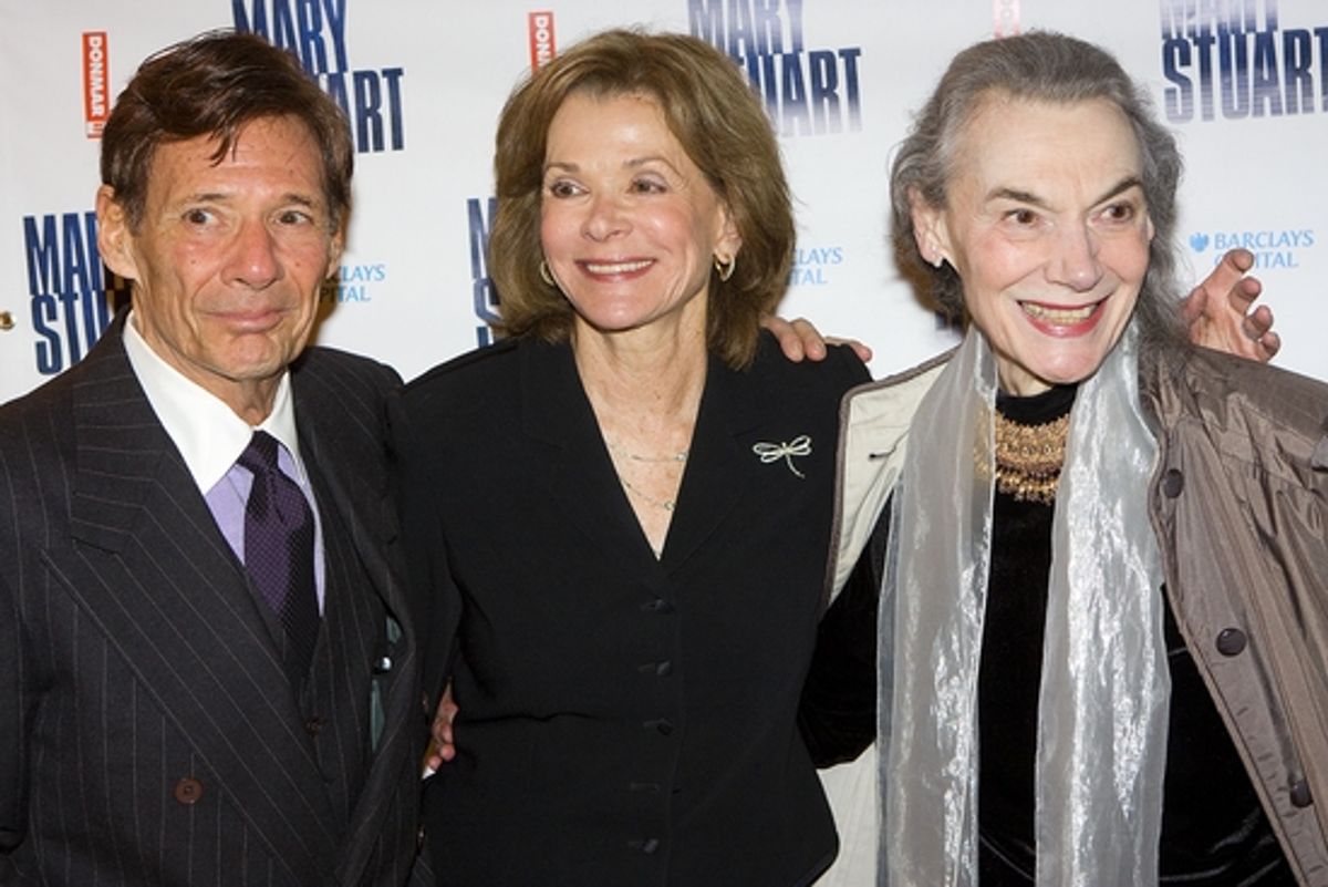 Ron Leibman, Jessica Walter and Marian Seldes at 