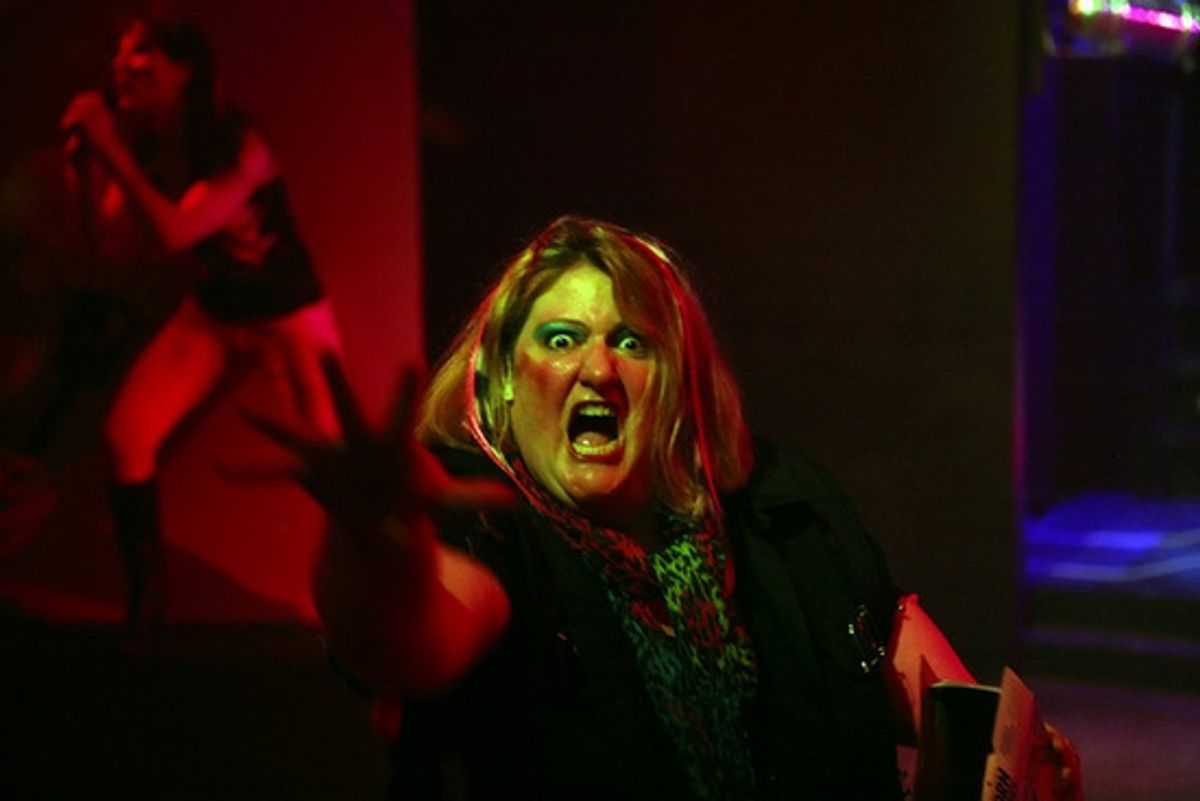 Angela Nalley at New Edgecliff Theatre's ANGRY HOUSEWIVES