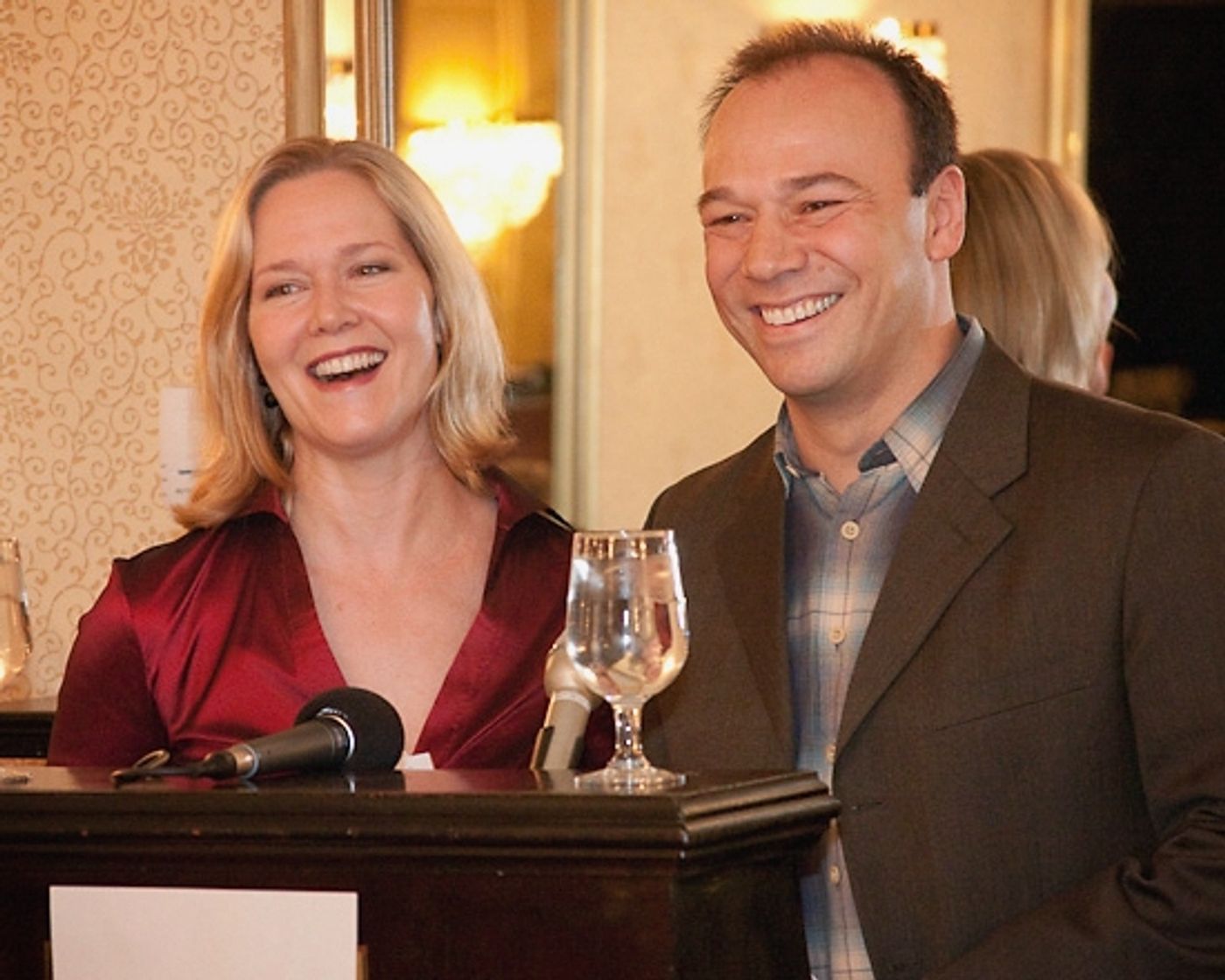 Photo Coverage: Luker & Burstein Announce Outer Critics Circle Nominations Photo Coverage: Luker & Burstein Announce Outer Critics Circle Nominations Image