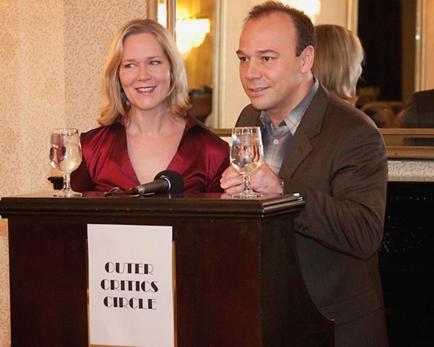 Photo Coverage: Luker & Burstein Announce Outer Critics Circle Nominations Photo Coverage: Luker & Burstein Announce Outer Critics Circle Nominations Image