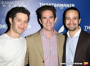 Thomas Kail, Andy Blankenbuehler and Lin-Manuel Miranda  Photo