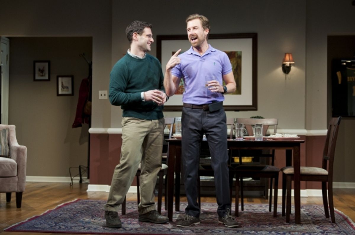 Justin Bartha and Lucas Near-Verbrugghe at 