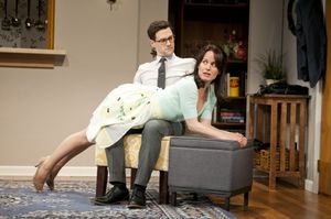 Justin Bartha and Eilzabeth Reeaer @ BroadwayWorld Justin Bartha and Eilzabeth Reeaer Photo