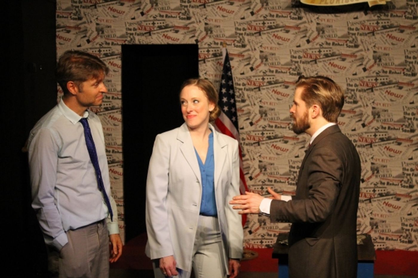 Exclusive Photo Flash: First Look at VOTE FOR ME - A MUSICAL DEBATE at London Theatre Workshop  Image