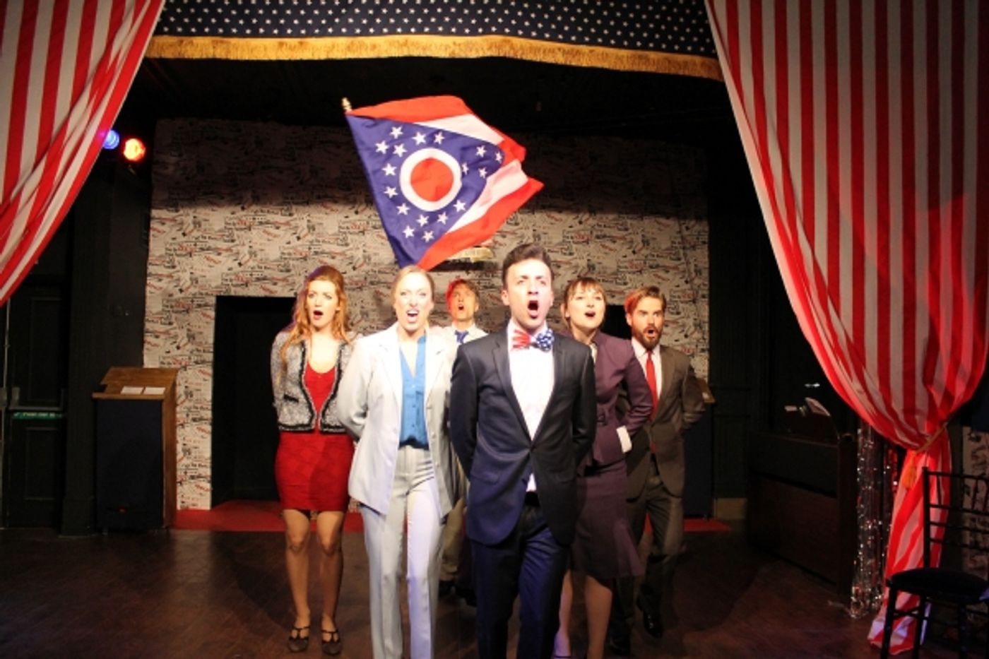 Exclusive Photo Flash: First Look at VOTE FOR ME - A MUSICAL DEBATE at London Theatre Workshop  Image