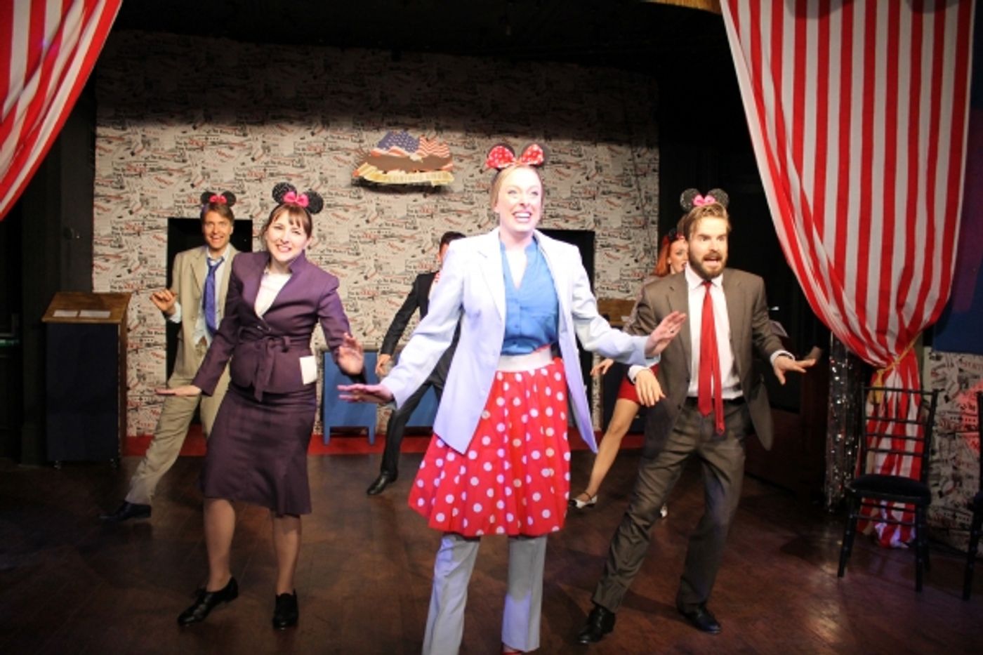 Exclusive Photo Flash: First Look at VOTE FOR ME - A MUSICAL DEBATE at London Theatre Workshop  Image