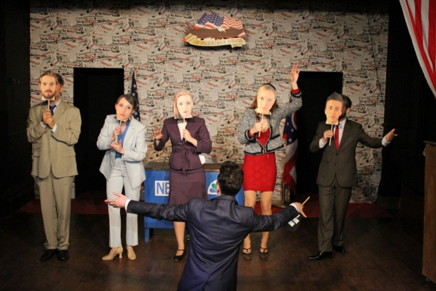 Exclusive Photo Flash: First Look at VOTE FOR ME - A MUSICAL DEBATE at London Theatre Workshop  Image
