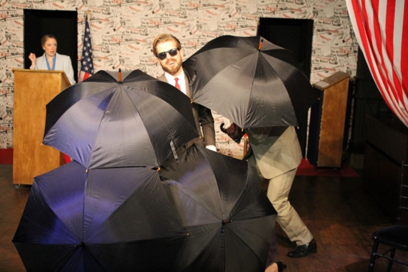 Exclusive Photo Flash: First Look at VOTE FOR ME - A MUSICAL DEBATE at London Theatre Workshop  Image