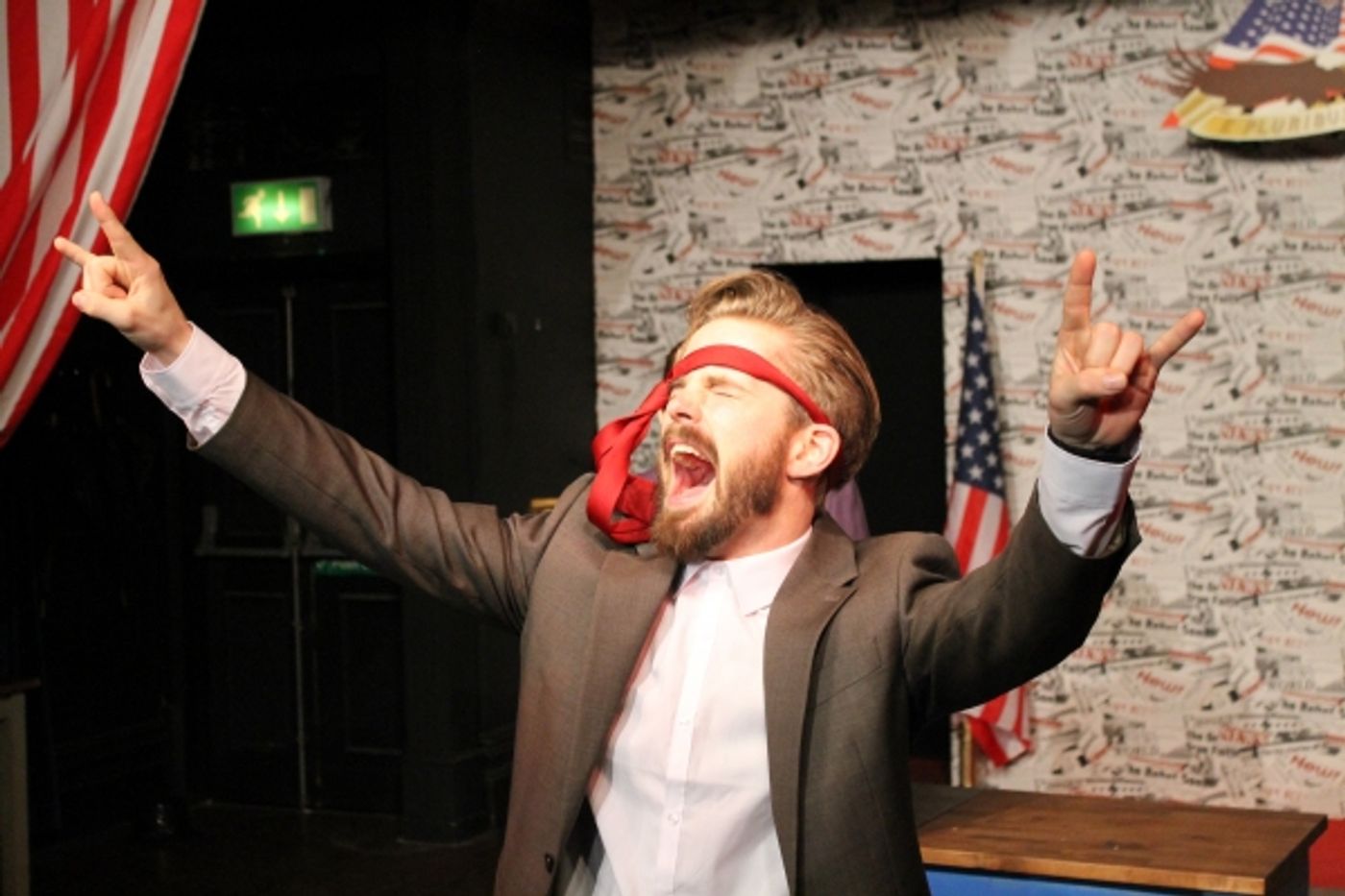 Exclusive Photo Flash: First Look at VOTE FOR ME - A MUSICAL DEBATE at London Theatre Workshop  Image