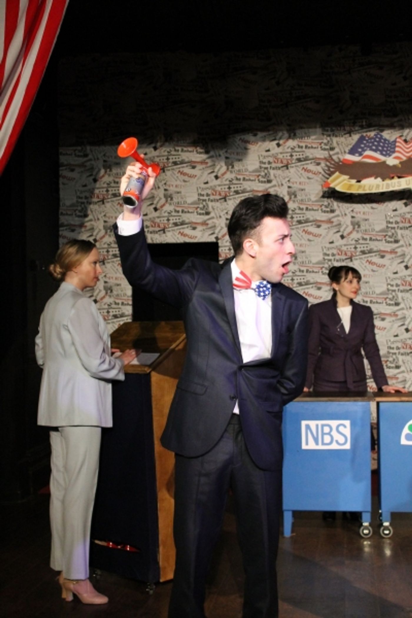 Exclusive Photo Flash: First Look at VOTE FOR ME - A MUSICAL DEBATE at London Theatre Workshop  Image