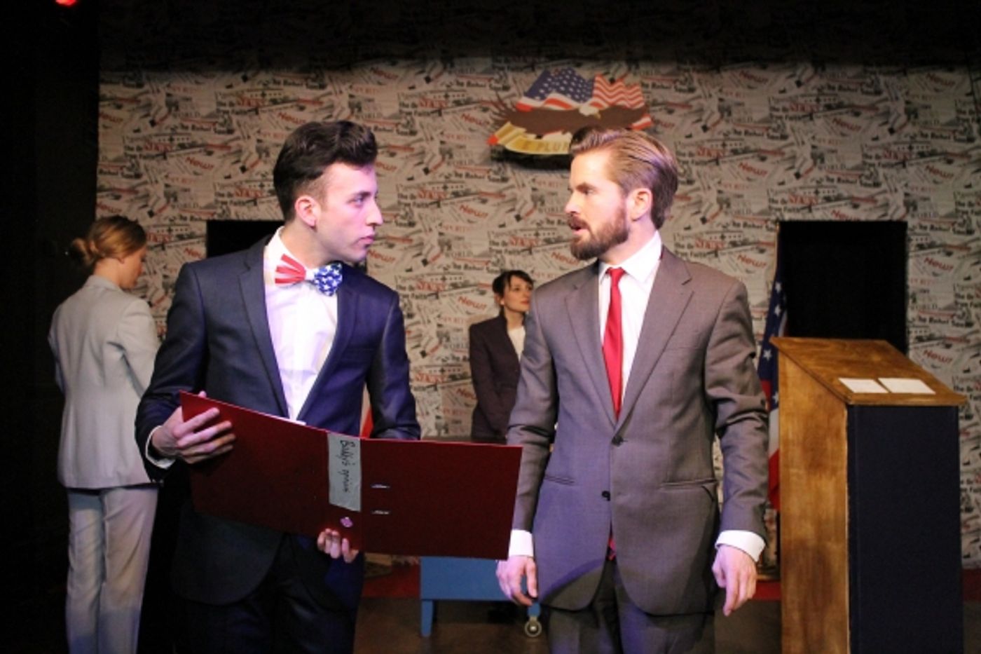 Exclusive Photo Flash: First Look at VOTE FOR ME - A MUSICAL DEBATE at London Theatre Workshop  Image
