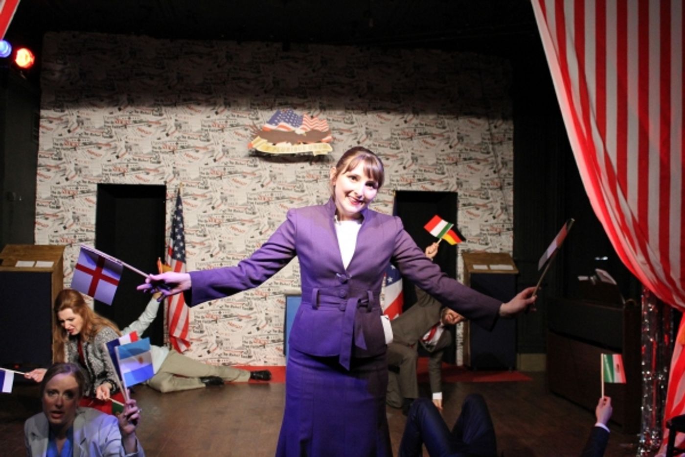 Exclusive Photo Flash: First Look at VOTE FOR ME - A MUSICAL DEBATE at London Theatre Workshop  Image