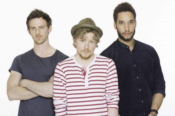 James Northcote (Mr Darcy), Adam Buchanan (Mr Bingley) and Royce Pierreson (Mr Wickha Photo