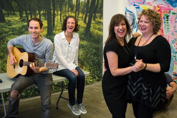 Josh Doucette, Becca Schneider, Liz Wasser, and Sevrin Anne Mason Photo