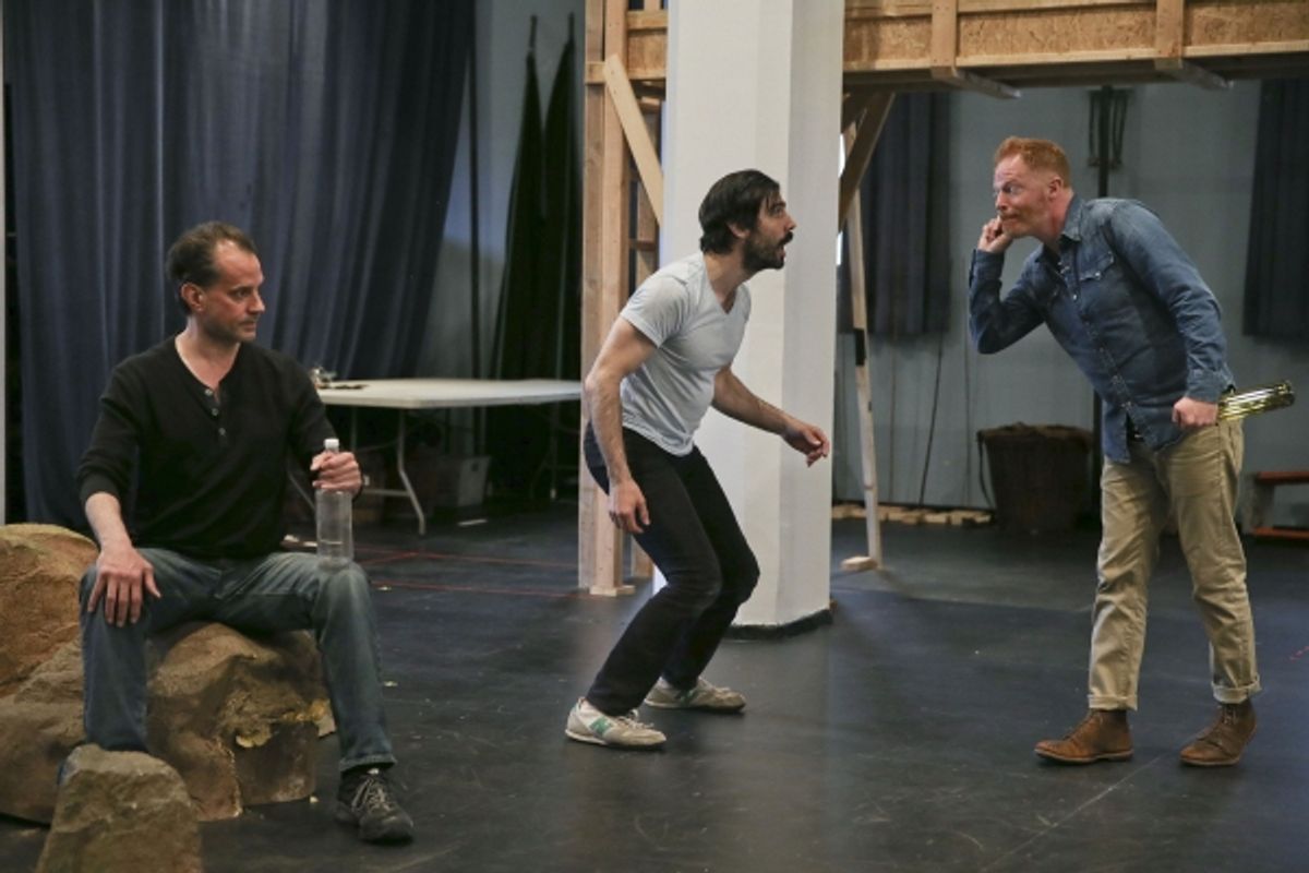 Danny Mastrogiorgio, Louis Cancelmi, Jesse Tyler Ferguson at 