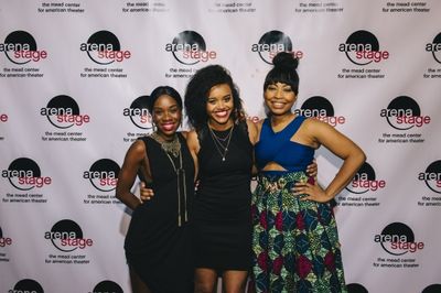 Actresses from THE BLOOD QUILT Afi Bijou, Meeya Davis and Nikiya Mathis Photo