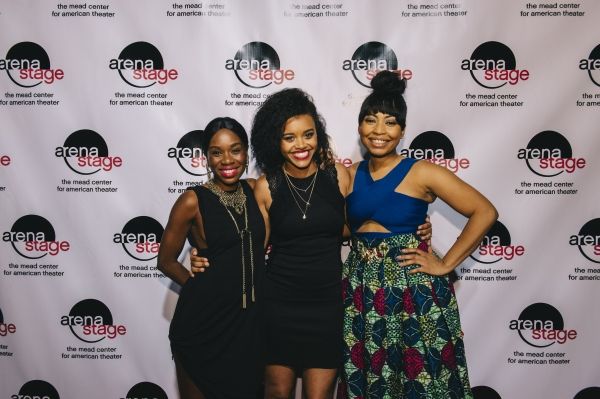 Actresses from THE BLOOD QUILT Afi Bijou, Meeya Davis and Nikiya Mathis Photo