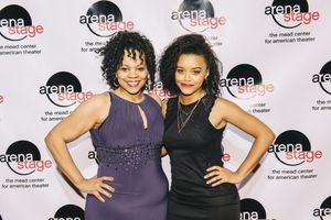 Actresses from THE BLOOD QUILT Tonye Patano and Meeya Davis Photo