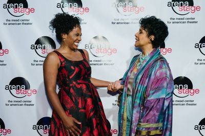 Director Kamilah Forbes with Phylicia Rashad Photo