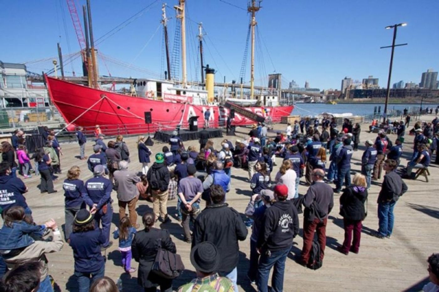 Photo Flash: South Street Seaport Museum Celebrates 'Opening Day at Pier 16' Photo Flash: South Street Seaport Museum Celebrates 'Opening Day at Pier 16' Image