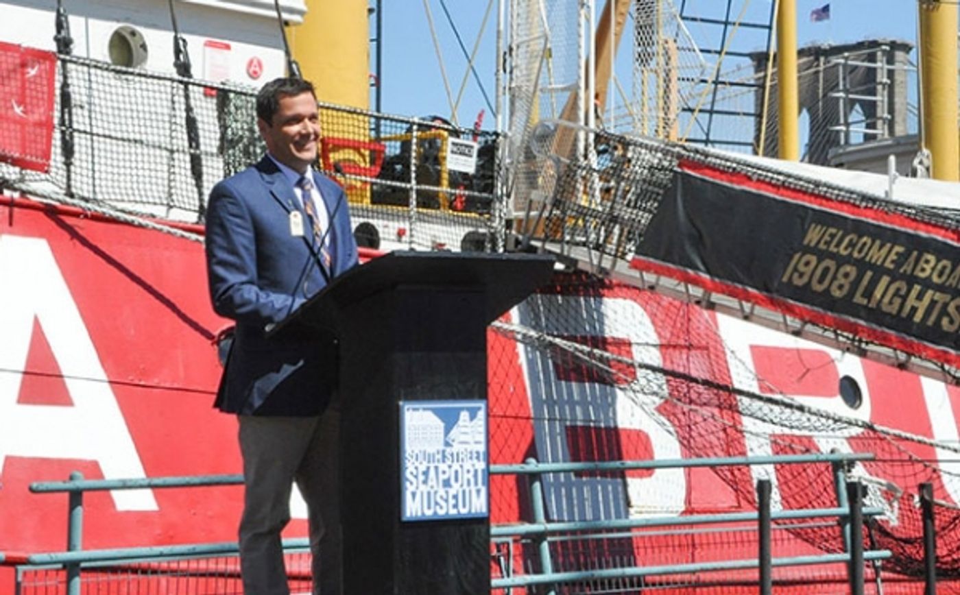 Photo Flash: South Street Seaport Museum Celebrates 'Opening Day at Pier 16' Photo Flash: South Street Seaport Museum Celebrates 'Opening Day at Pier 16' Image