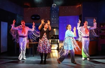 The Cast: Jake Boyde, Natalie Venetia Belcon, Farah Alvin and John Bolton
 Photo