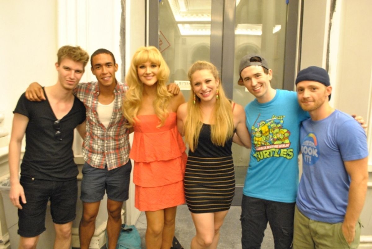 Ryan Park, Kyle Beltran, Steffanie Leigh, Jessica Waxman, Garett Hawe and Eric Hatch at 