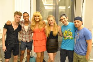 Ryan Park, Kyle Beltran, Steffanie Leigh, Jessica Waxman, Garett Hawe and Eric Hatch @ BroadwayWorld Ryan Park, Kyle Beltran, Steffanie Leigh, Jessica Waxman, Garett Hawe and Eric Hatch Photo
