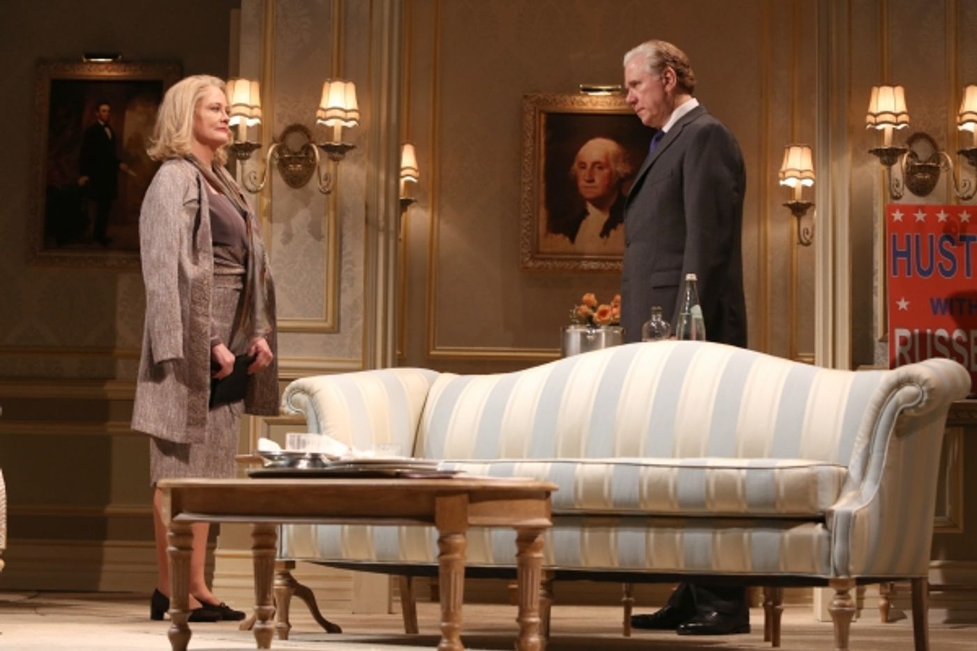 Photo Flash: First Look at Elizabeth Ashley, Cybill Shepherd & More in Gore Vidal's THE BEST MAN!  Image