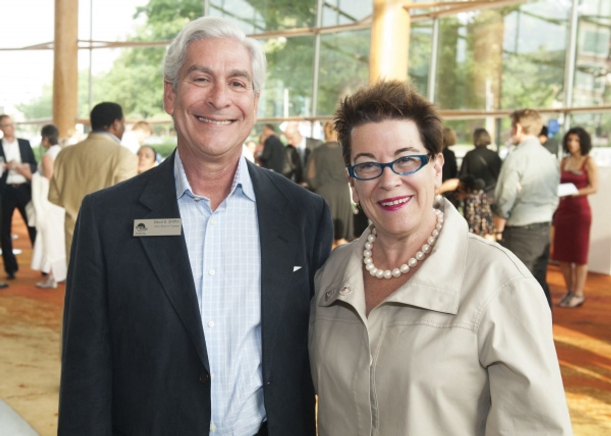 Arena Stage Board Chair David Shiffrin and Arena Stage Artistic Director Molly Smith  at 