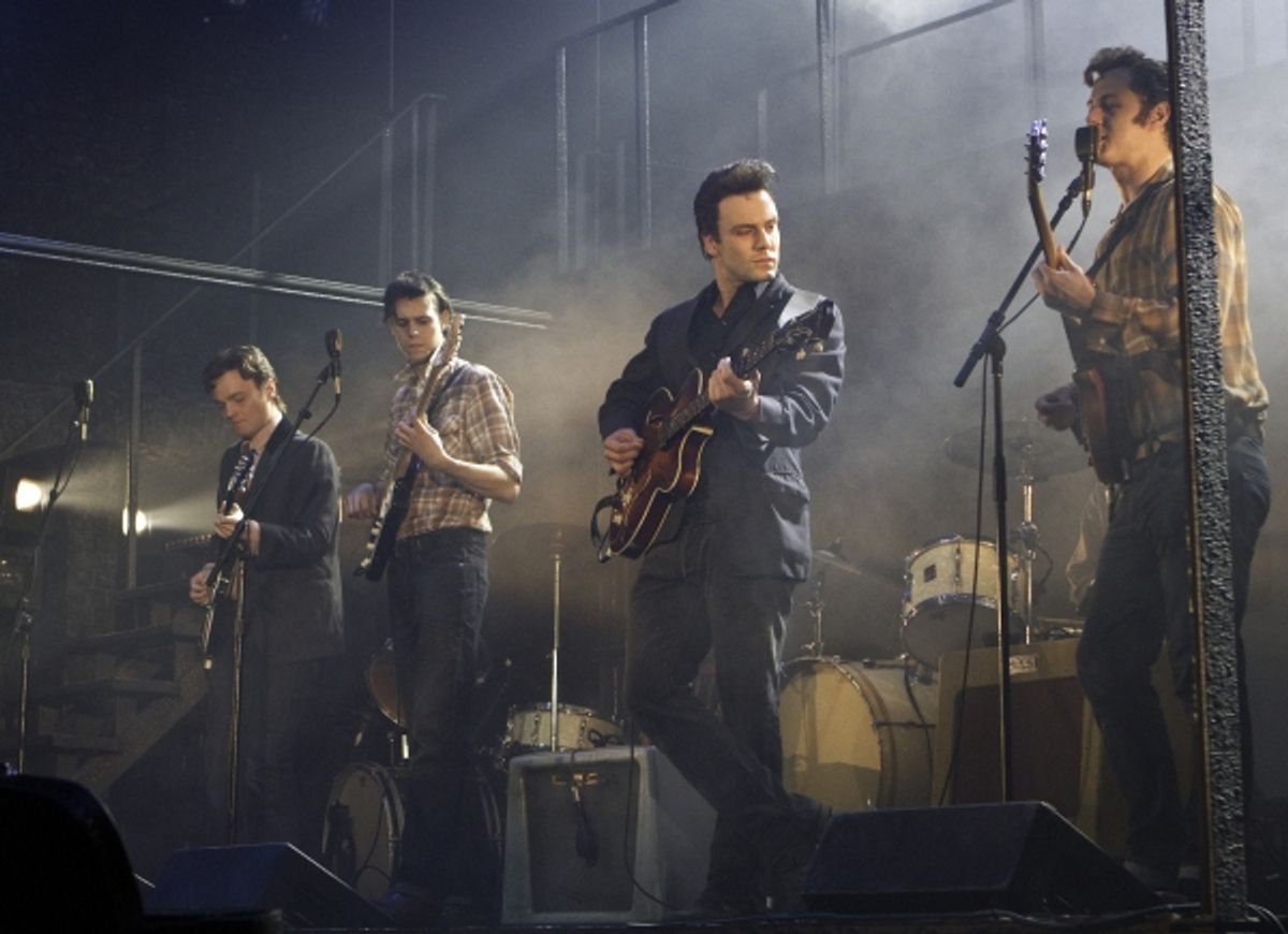 Daniel Healy, Dan Westwick, Nick Blood and Andrew Knott  at 