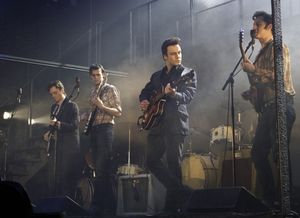 Daniel Healy, Dan Westwick, Nick Blood and Andrew Knott  Photo