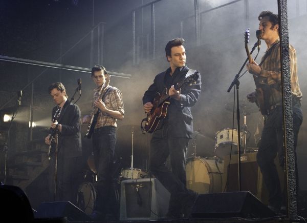 Daniel Healy, Dan Westwick, Nick Blood and Andrew Knott  Photo