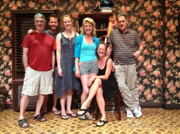 Michael Rupert, Matthew Humphries, Gretchen Hall, Leslie Hendrix, Karen Ziemba and Mi Photo