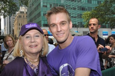 Pat Addiss and Aaron Carter Photo