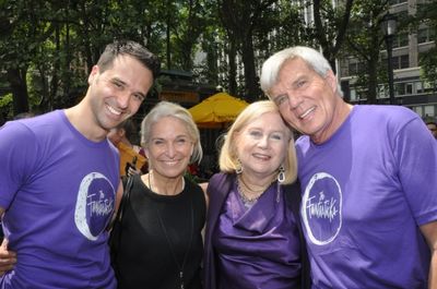 Jeremiah James, Catherine Russell, Pat Addiss and John Davidson Photo